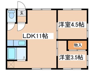 シャレード藤Ｔの物件間取画像